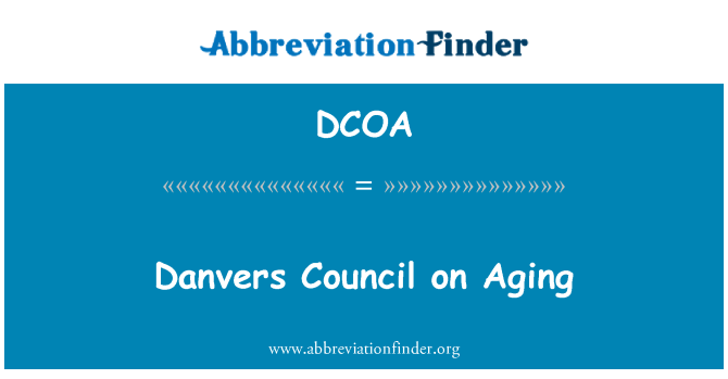DCOA: Danvers Rådet om aldring