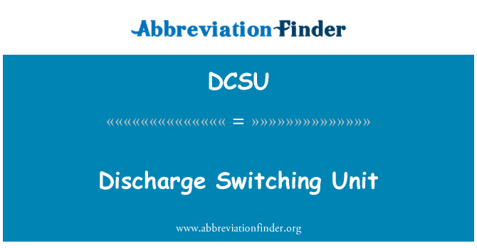 DCSU: Izvades Switching Unit
