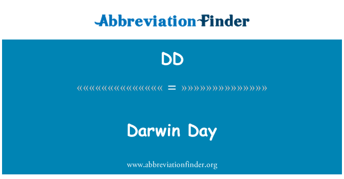 DD: Darwin Day