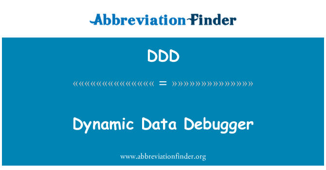 DDD: Dynamická Data Debugger
