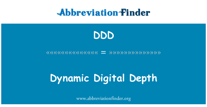 DDD: Dynamisk Digital dybde