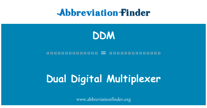 DDM: Διπλή ψηφιακή πολυπλέκτης