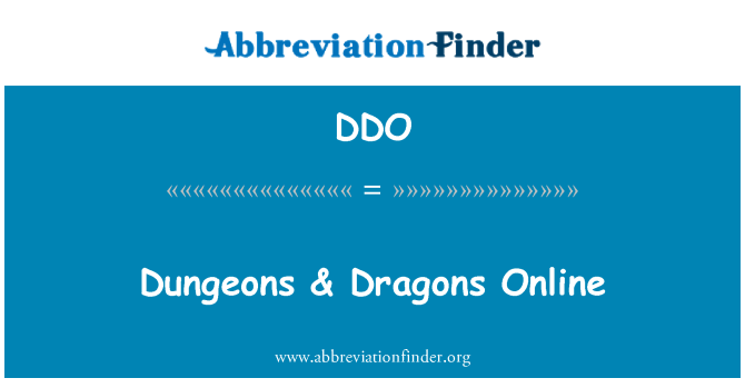 DDO: Sklepení & Dragons Online