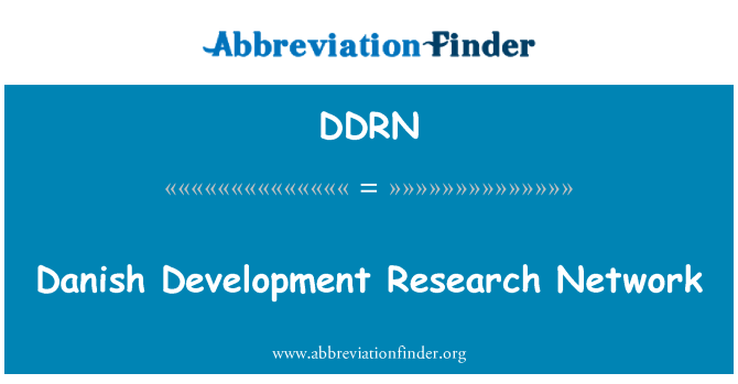 DDRN: Danish Development Research Network