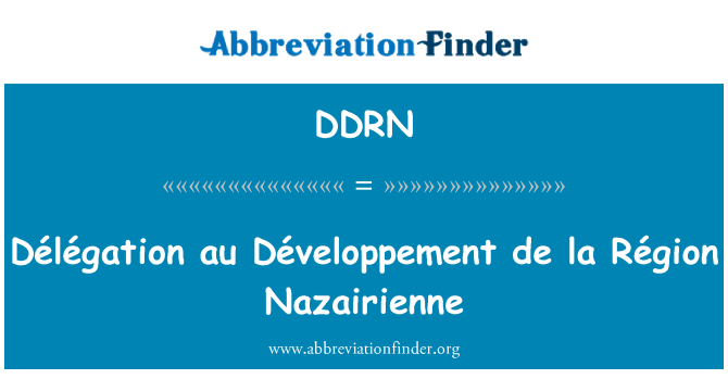 DDRN: Délégation au Développement דה לה Région Nazairienne