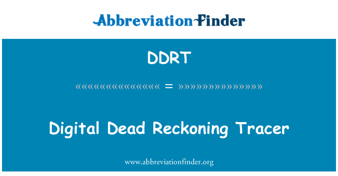 DDRT: Tracer diġitali mejjet Reckoning