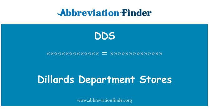 DDS: Cửa hàng bách hóa Dillards