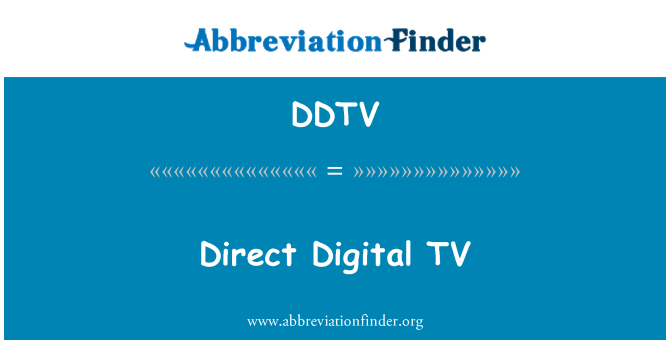 DDTV: Direct TV numérique