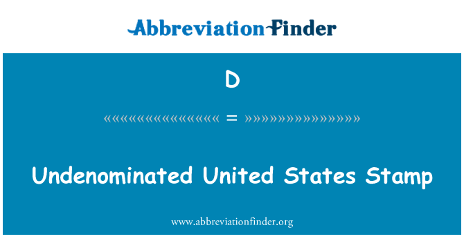 D: Cap undenominated Amerika Serikat