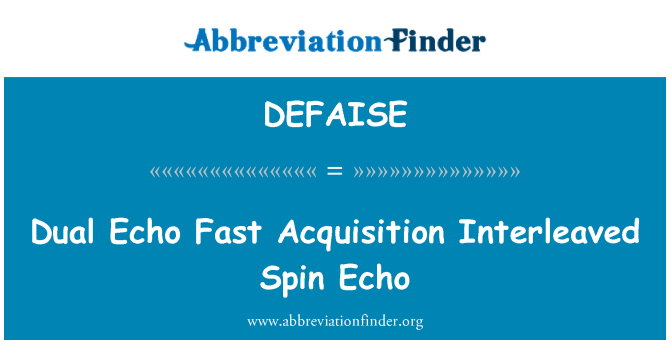 DEFAISE: Akizisyon vit double Echo avi Echo file