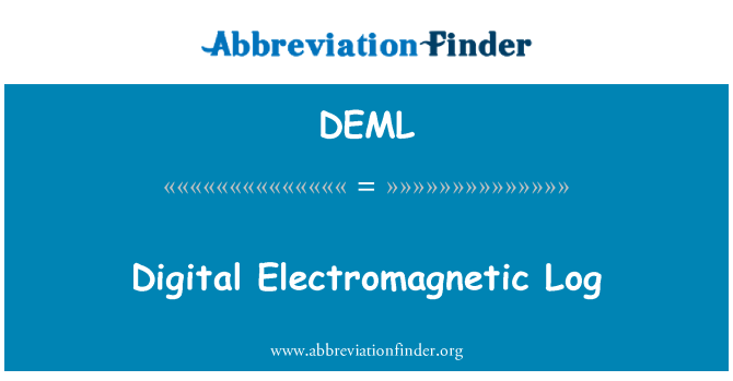 DEML: Digital elektromagnetisk Log