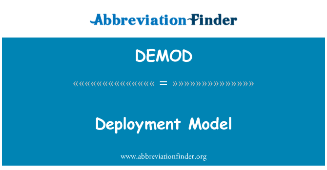 DEMOD: Implementatiemodel