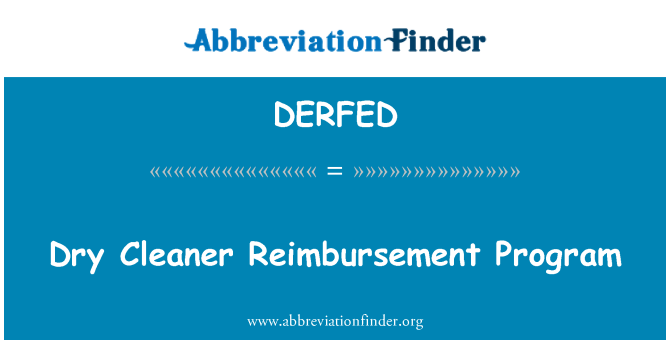 DERFED: Dray Remboursement pwogram
