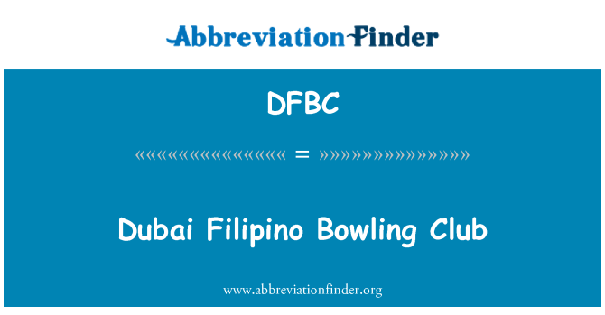 DFBC: Dubai Filipino Bowling Club