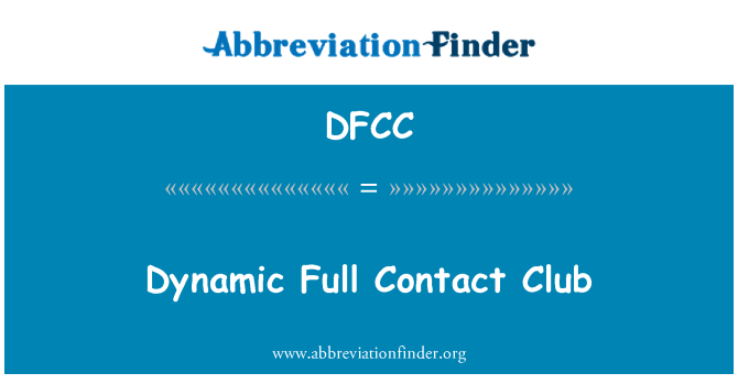 DFCC: Club sħiħa kuntatt dinamiku