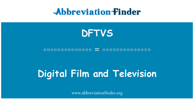 DFTVS: Televisione e cinema digitale