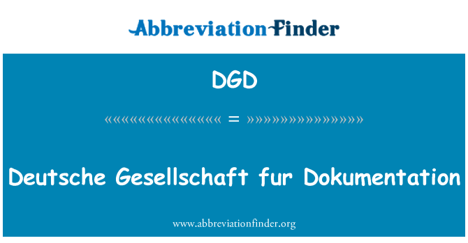 DGD: Bulu Deutsche Gesellschaft Dokumentation