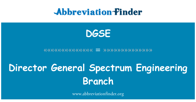 DGSE: Direktè jeneral Spectre