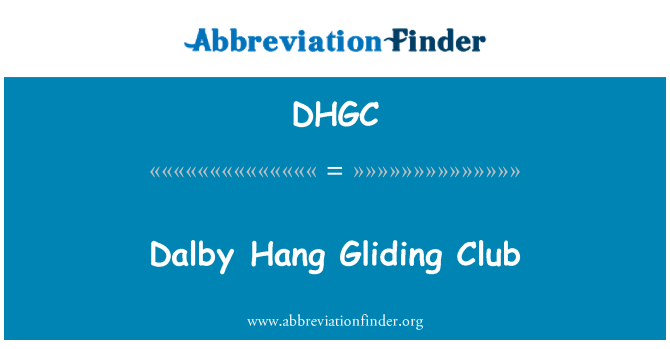 DHGC: نادي Dalby هانغ التزلق