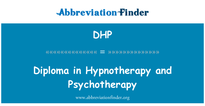 DHP: Diplòm nan Hypnotherapy Et ikoterapi