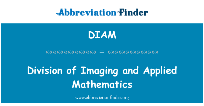 DIAM: Divisi Imaging dan matematika terapan