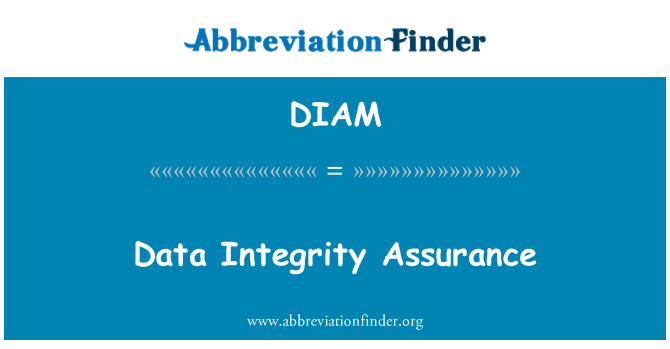 DIAM: Data Integrity Assurance