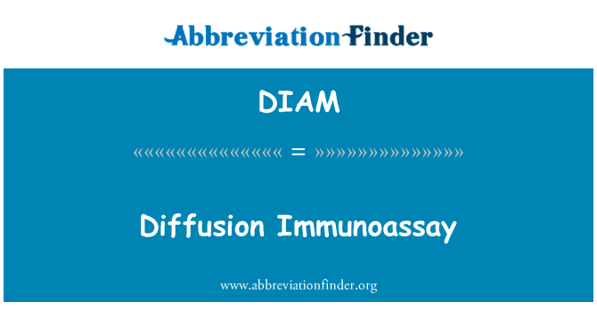 DIAM: Verbreitung-Immunoassay