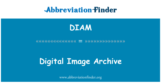 DIAM: Digital Image Archive