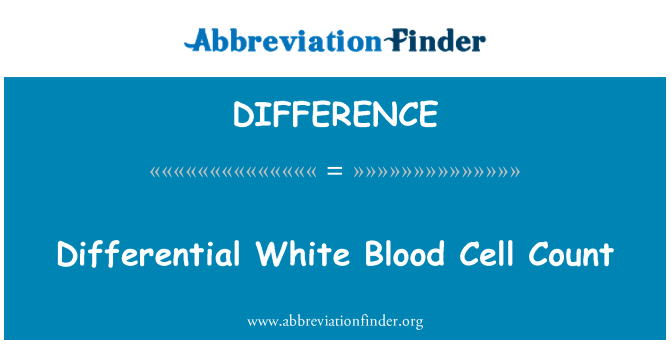 DIFFERENCE: Prime de globules blancs