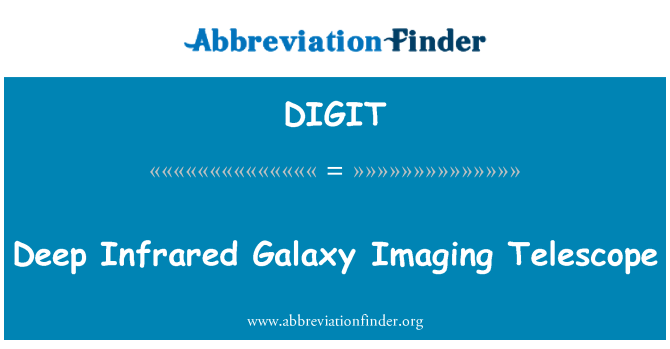 DIGIT: Duboko infracrveni Galaxy Imaging teleskop