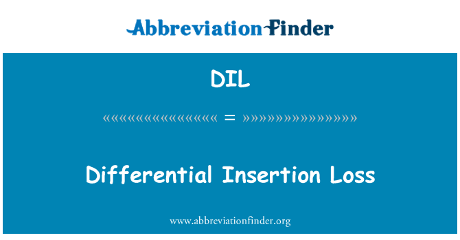 DIL: Perdita di inserzione differenziale