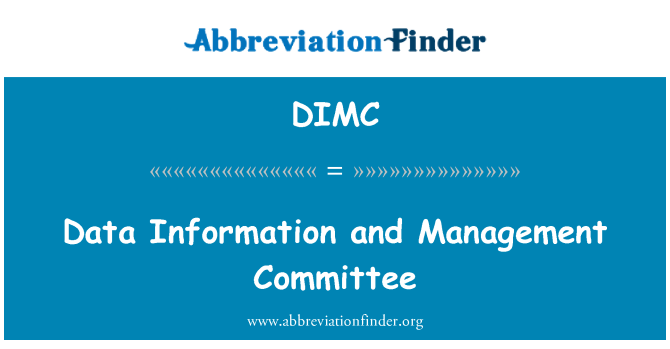 DIMC: Done enfòmasyon Et Gestion komite