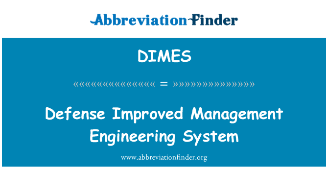DIMES: Migliorata la gestione ingegneria sistema di difesa