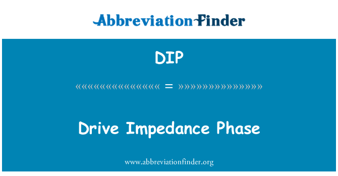 DIP: ไดรฟ์ระยะความต้านทาน