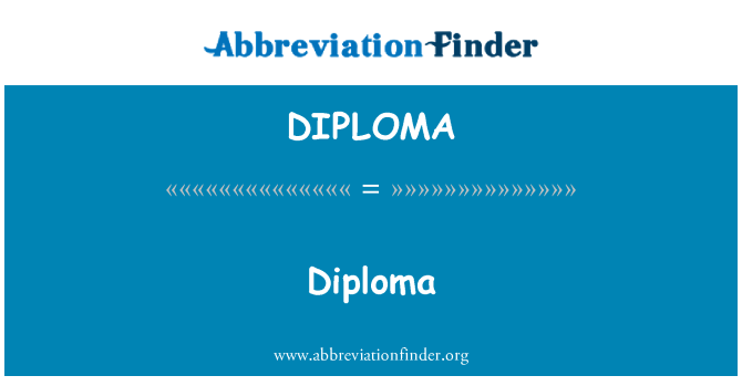 DIPLOMA: Diplòm