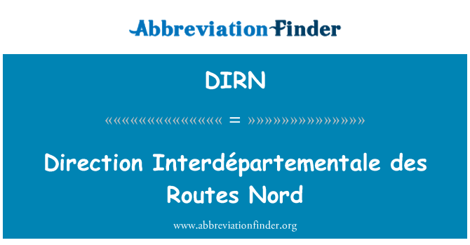 DIRN: Des Interdépartementale direksyon nò wout yo