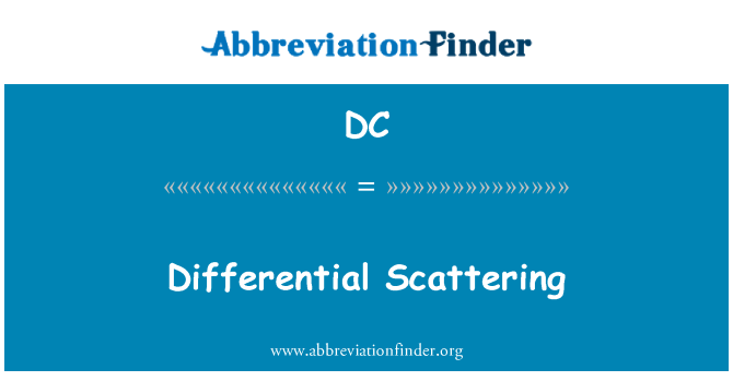 DC: Differential Scattering