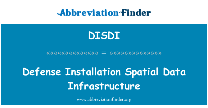 DISDI: Infrastructuur voor ruimtelijke gegevens van defensie-installatie