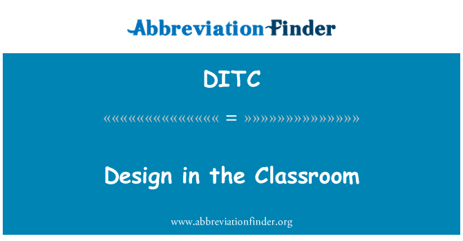 DITC: Conception nan sal klas la