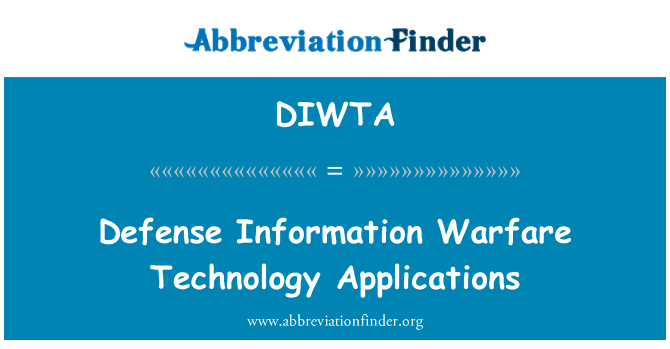DIWTA: Verteidigung Kriegsführung Informatik-Anwendungen