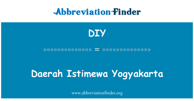 DIY: Jaghmlu dawn-Istimewa Daerah