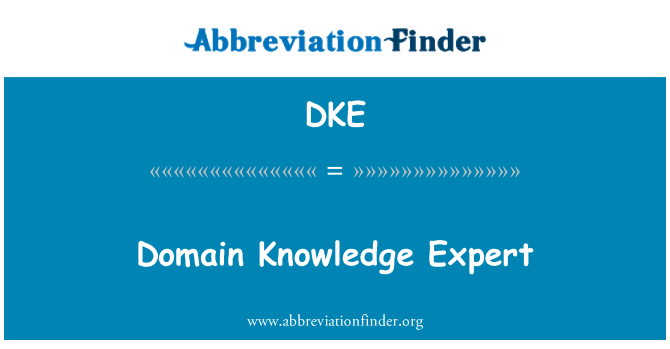 DKE: Domèn konnen ekspè