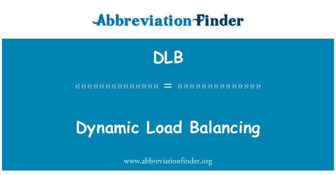 DLB: Równoważenie obciążenia dynamiczne