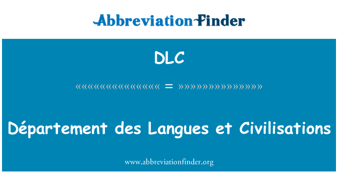 DLC: Département デ ラングら文明