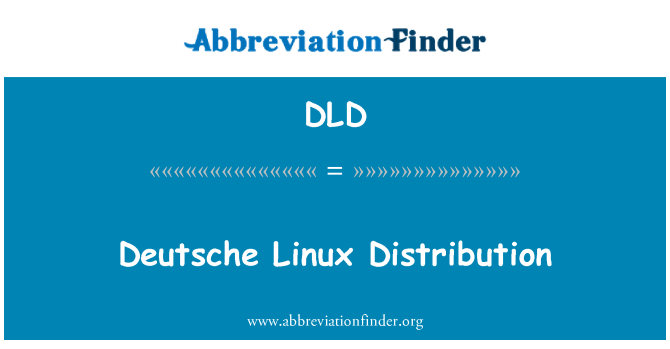 DLD: Distribisyon Deutsche Linux