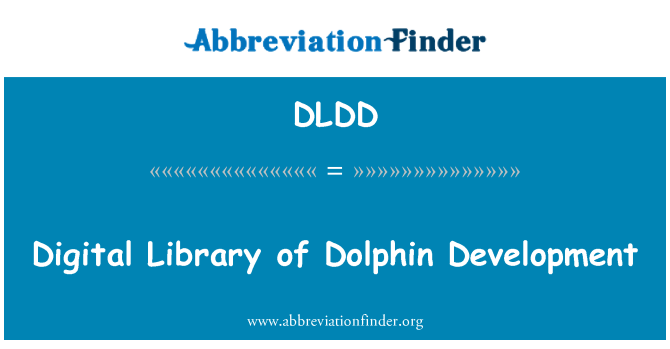 DLDD: Perpustakaan digital Dolphin pembangunan