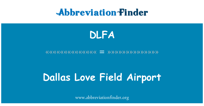 DLFA: Lapangan Terbang medan Dallas cinta