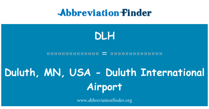 DLH: Duluth, MN, USA - Duluth International Airport