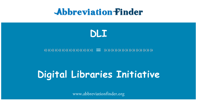 DLI: 디지털 도서관 사업