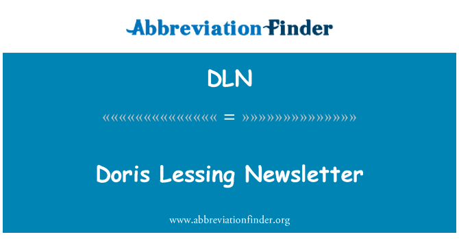 DLN: دوریس Lessing خبرنامه